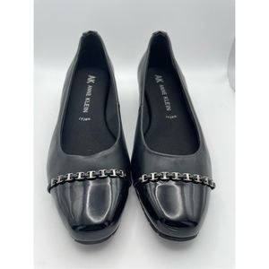 ANNE KLIEN Black Flats_Size 9